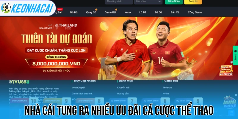 Vivu88 - Nhà Cái Uy Tín, Update Kèo Bóng Đá Ngon Mỗi Ngày 2 Nhà cái tung ra nhiều ưu đãi cá cược thể thao