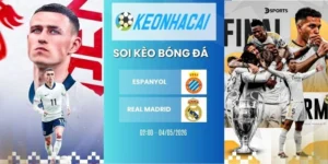 Kèo nhà cái Espanyol vs Real Madrid - La Liga, 04/05/2026