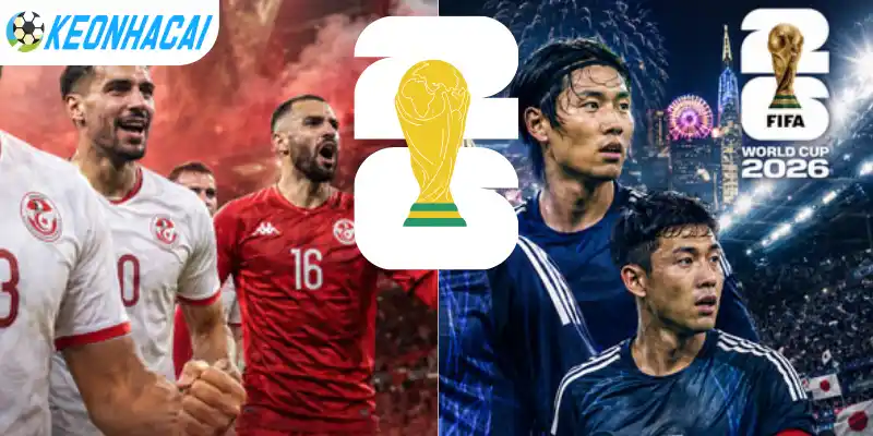 Soi Kèo Nhà Cái Tunisia Vs Nhật Bản - Bảng F World Cup 11h00 21/06/2026 4 Soi tỷ lệ kèo nhà cái Tunisia vs Nhật Bản